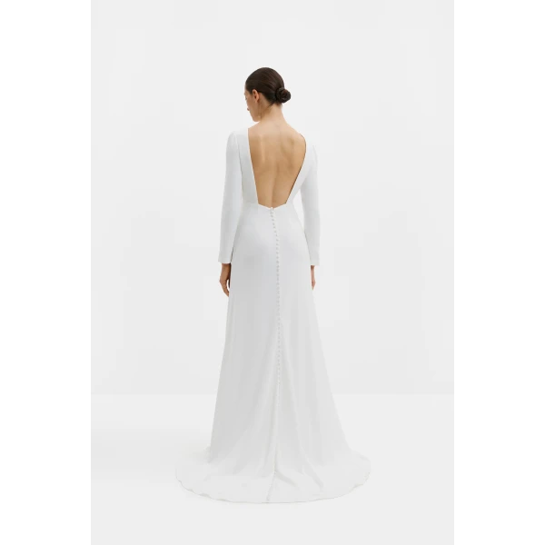 By Malina Elize Gown in Ivory, view 3