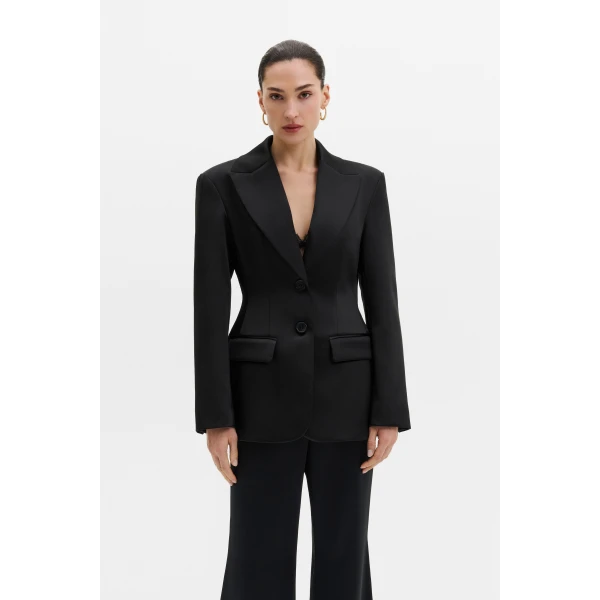 By Malina Ella Blazer in Black, view 2