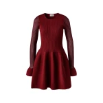 By Malina Elona Mini Dress in Ruby