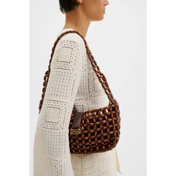 By Malina Elvina Bag in Espresso, view 2