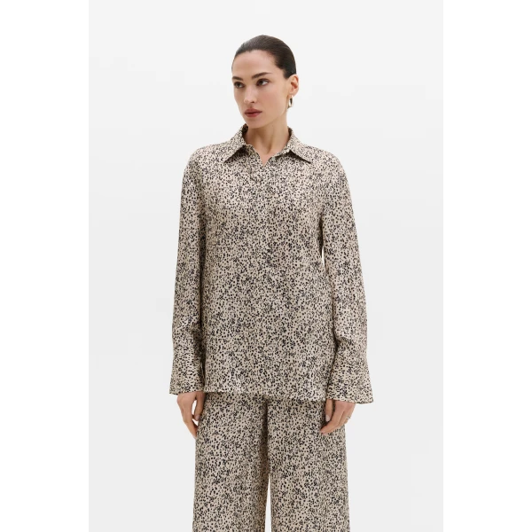 By Malina Emaline Shirt in Shaded Dot, view 2