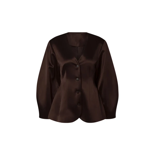Emelia Blazer in Dark Brown