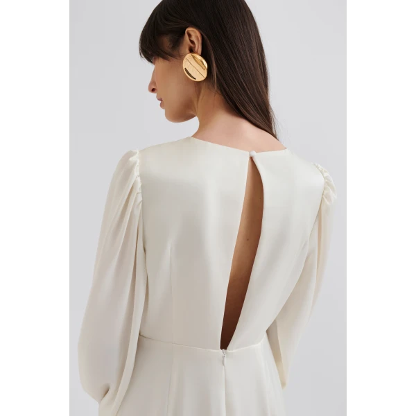 By Malina Emily Gown in Cream, view 4