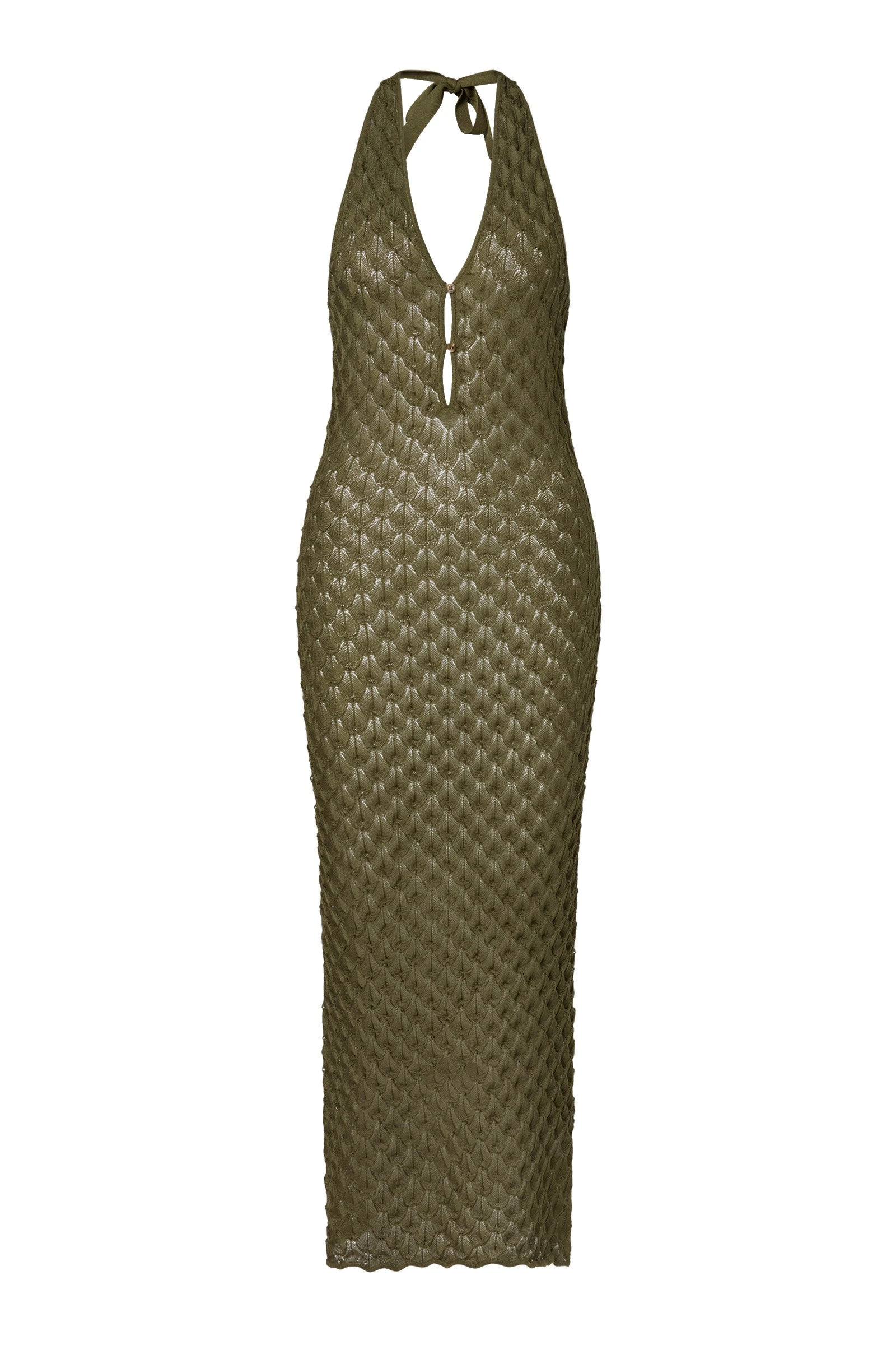 By Malina Esra Maxi Dress in Dusty Olive By Malina Esra Maxi Dress in Dusty Olive