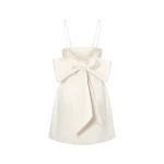 By Malina Florinna Mini Dress in Vanilla