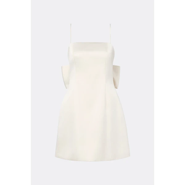 By Malina Florinna Mini Dress in Vanilla, view 3