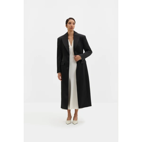 By Malina Gabriella Overcoat in Black Coat, view 5
