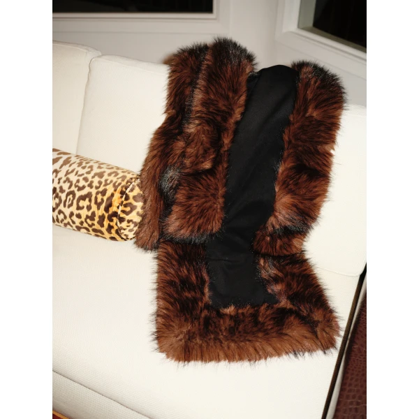 By Malina Hailey Scarf in Black, view 3