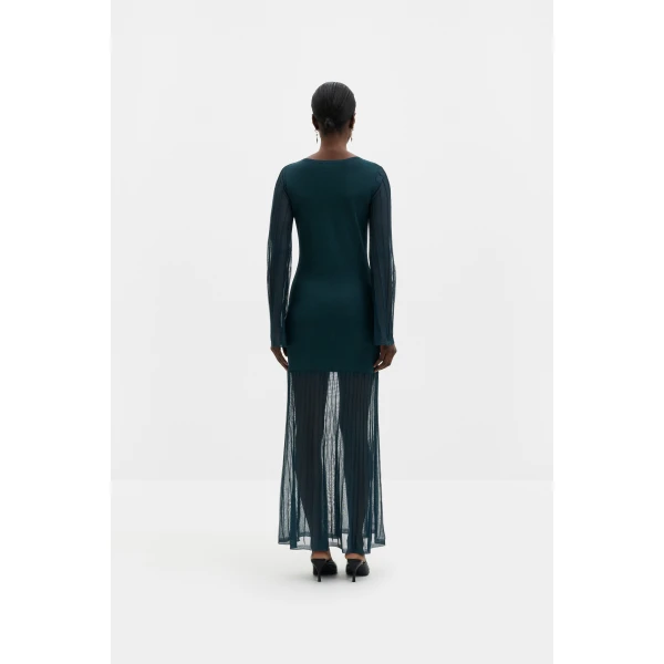 By Malina Haisley Maxi Dress in Teal, view 3