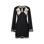 By Malina Henny Mini Dress in Black