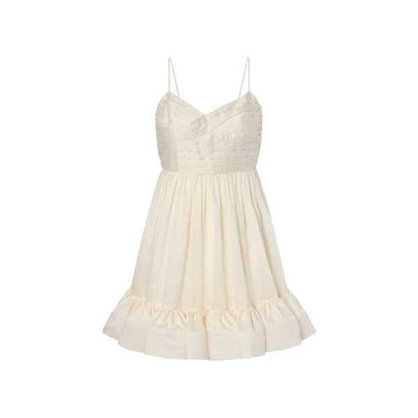 Hera Mini Dress in Pearl