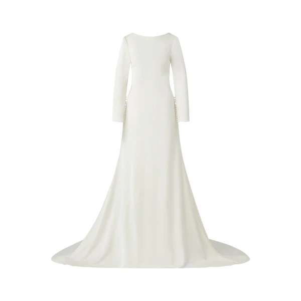 By Malina Hermine Gown in Cream