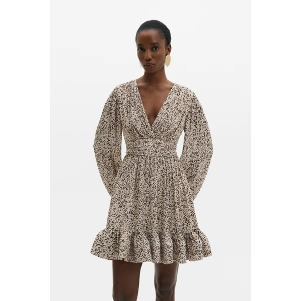 By Malina Jadie Mini Dress in Shaded Dot, view 2