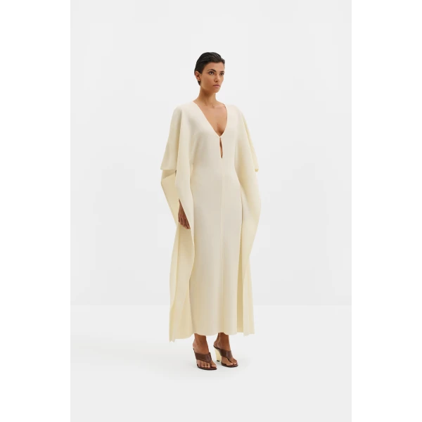 By Malina Janna Maxi Kaftan in Pearl, view 2