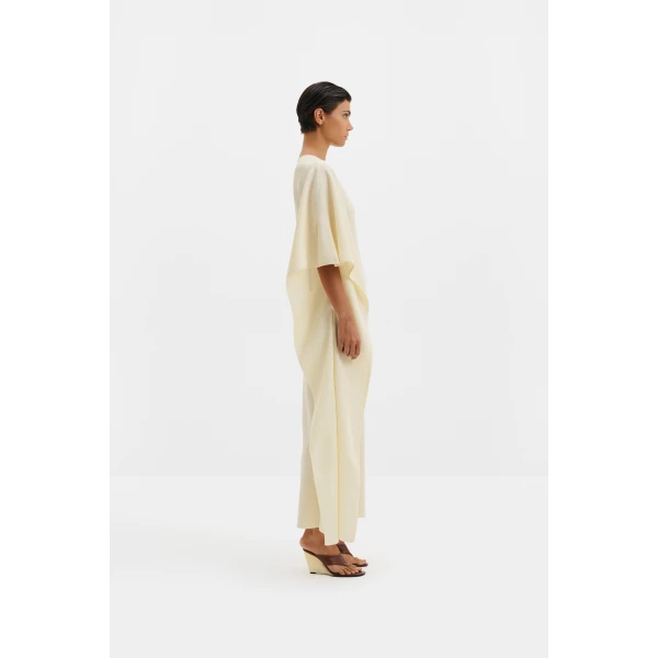 By Malina Janna Maxi Kaftan in Pearl, view 3