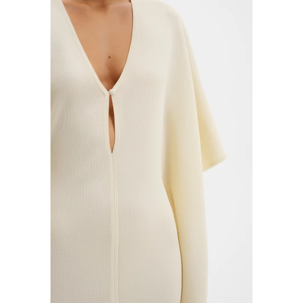 By Malina Janna Maxi Kaftan in Pearl, view 5