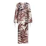 By Malina Joseline Maxi Kaftan in Burnt Leaf By Malina Joseline Maxi Kaftan in Burnt Leaf
