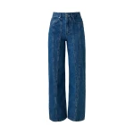 By Malina Katia High Rise Wide Jeans in Dark Blue Vintage