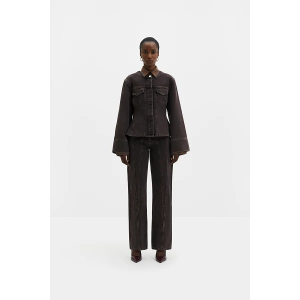 By Malina Katia Jeans in Brown Wash, view 2