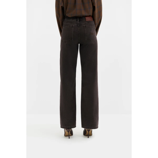 By Malina Katia Jeans in Brown Wash, view 4