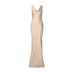 By Malina Leah Maxi Dress in Champagne