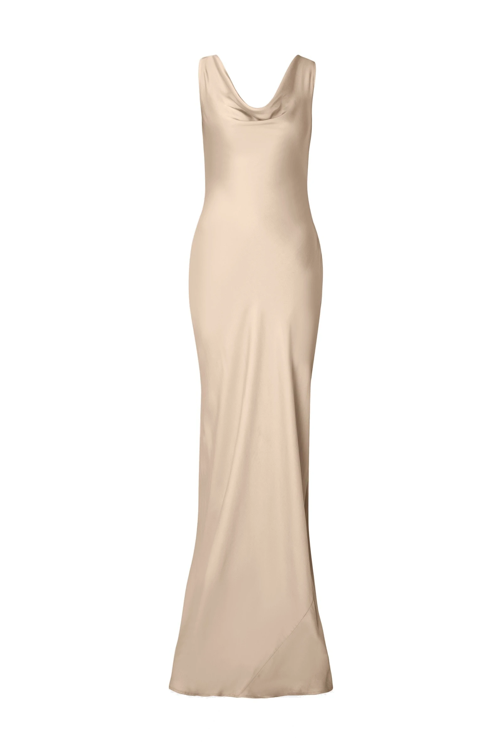 By Malina Leah Maxi Dress in Champagne By Malina Leah Maxi Dress in Champagne