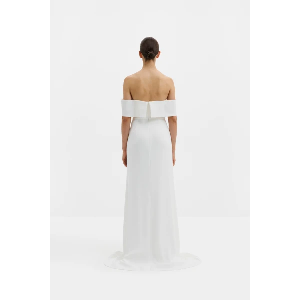 By Malina Leia Gown in Ivory, view 3