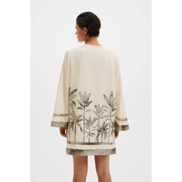 By Malina Leonella Mini Dress in Palm, view 4