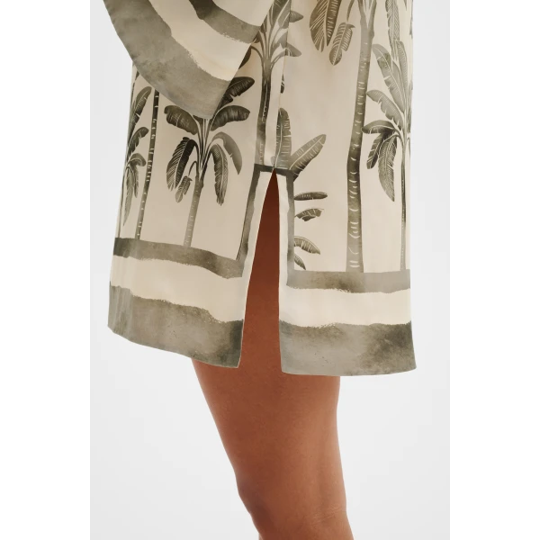 By Malina Leonella Mini Dress in Palm, view 5