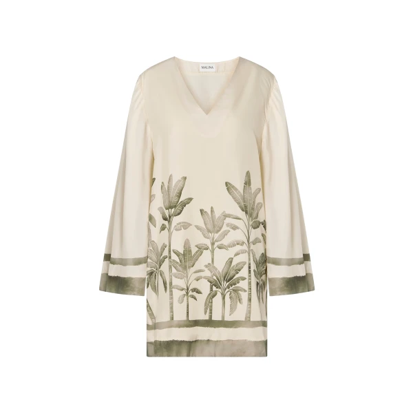 Leonella Mini Dress in Palm