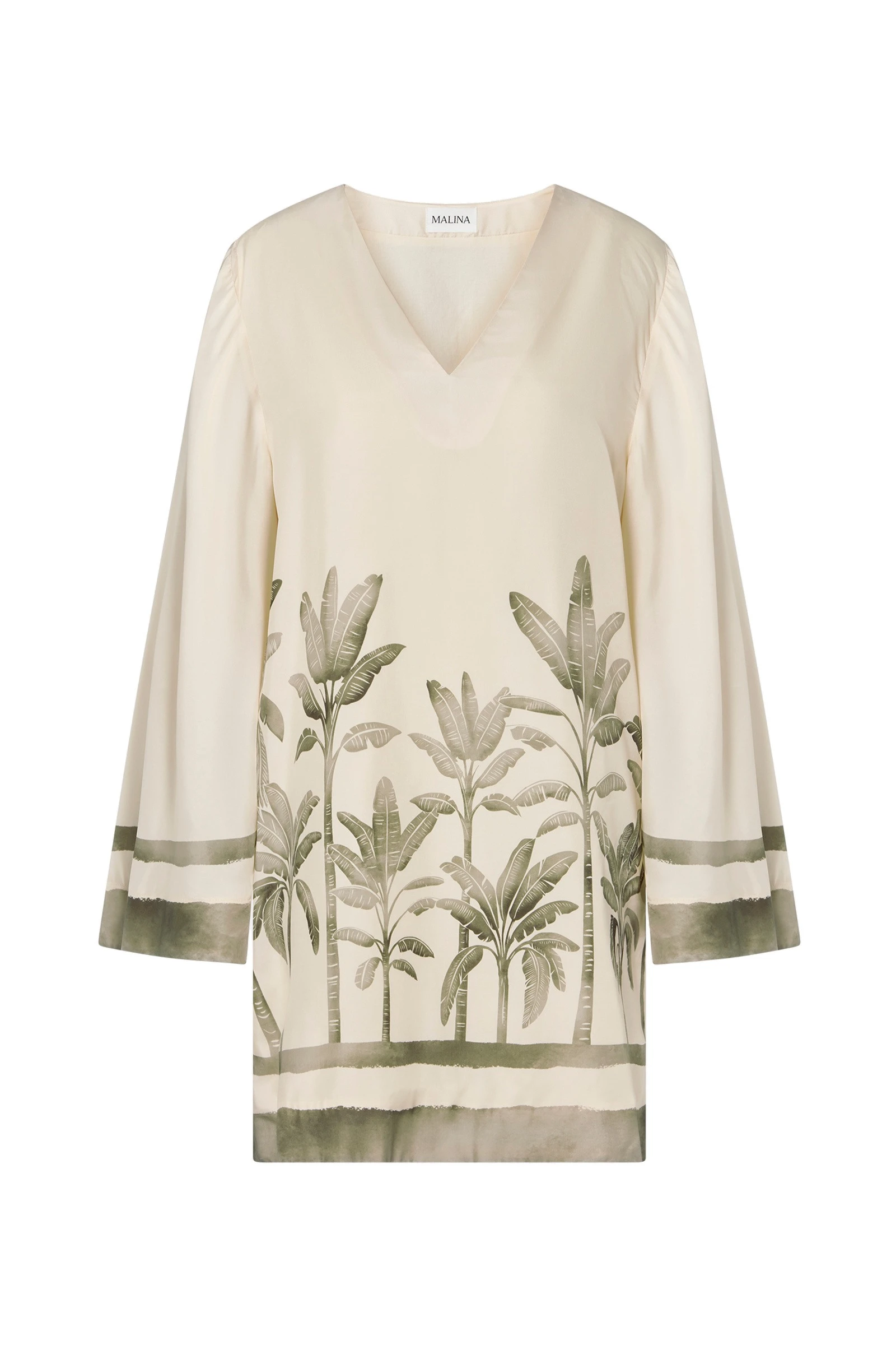 By Malina Leonella Mini Dress in Palm By Malina Leonella Mini Dress in Palm