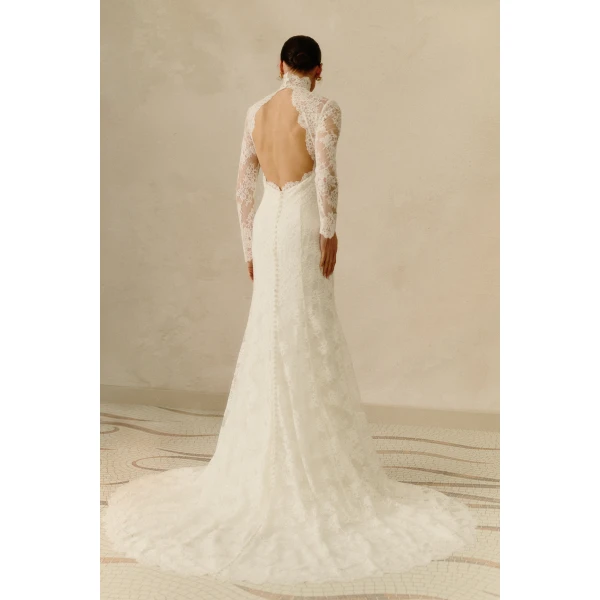 By Malina Leonore Gown in Ivory, view 6
