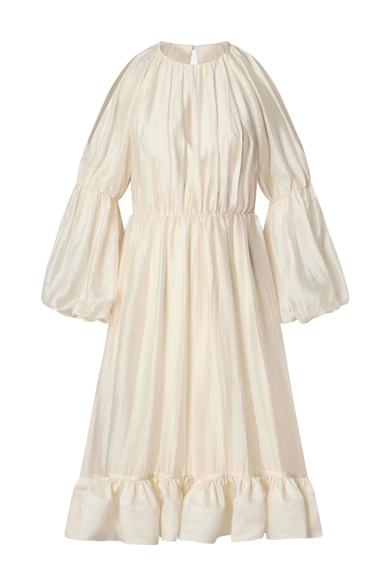 By Malina Leontine Midi Dress in Pearl By Malina Leontine Midi Dress in Pearl