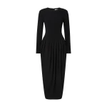 By Malina Lexie Midi Dress in Black