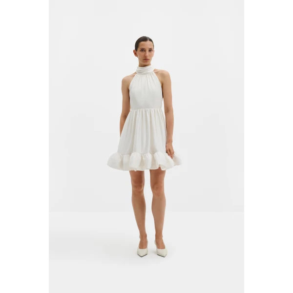 By Malina Liana Mini Dress in Cream, view 2