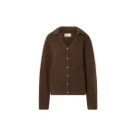 By Malina Lilian Cardigan in Dark Brown By Malina Lilian Cardigan in Dark Brown