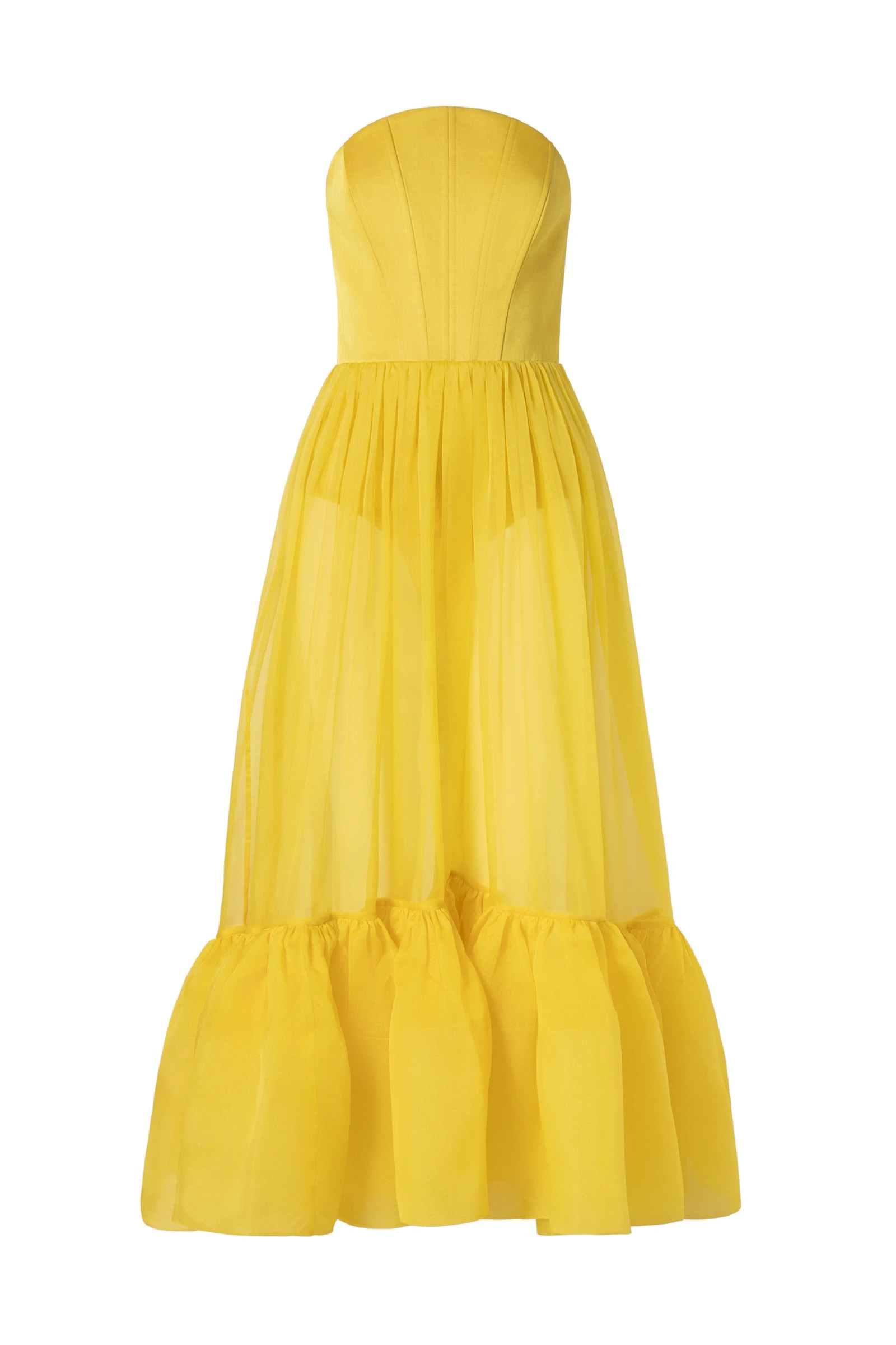 By Malina Lilou Maxi Dress in Mango By Malina Lilou Maxi Dress in Mango