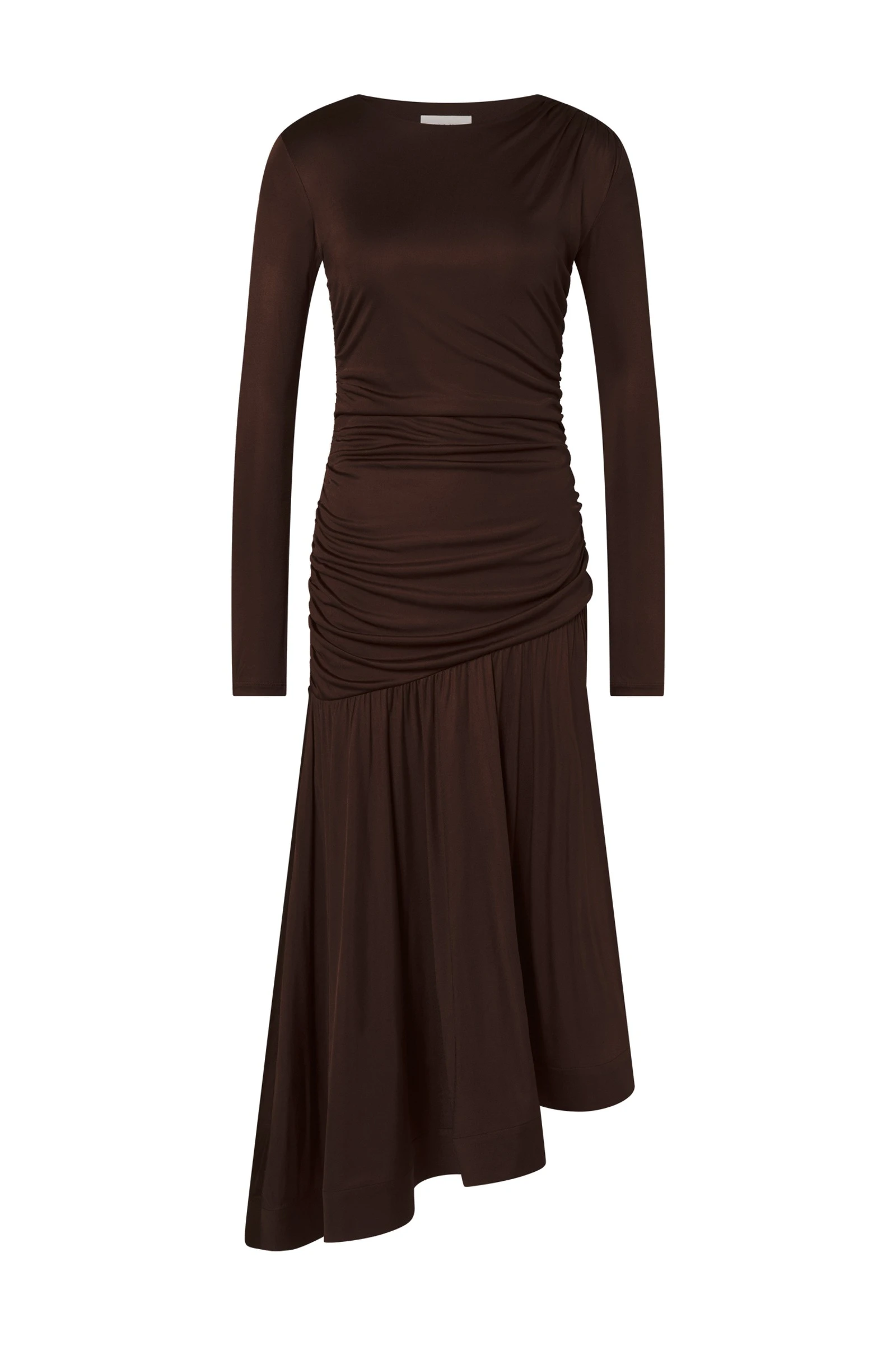 By Malina Lionelle Midi Dress in Dark Brown By Malina Lionelle Midi Dress in Dark Brown
