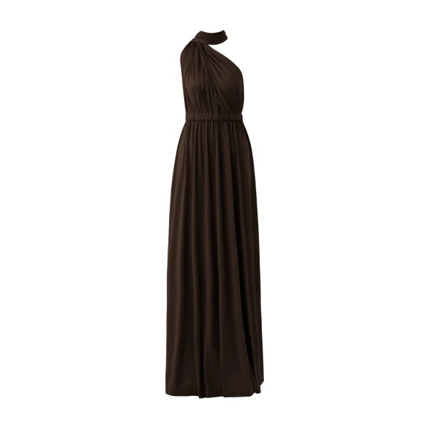 Lola Maxi Dress in Dark Brown