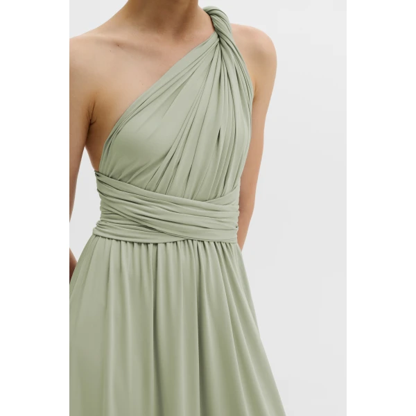 By Malina Lola Maxi Dress in Sage, view 4