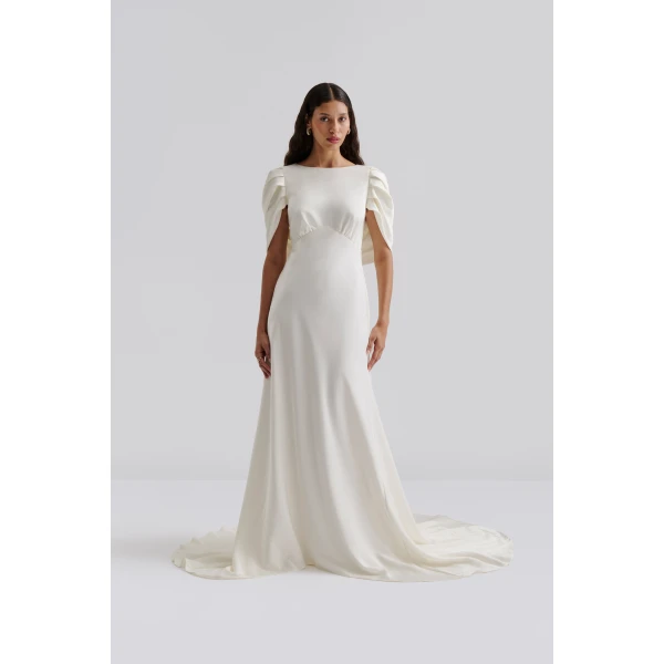 By Malina Louise Gown in Cream, view 2