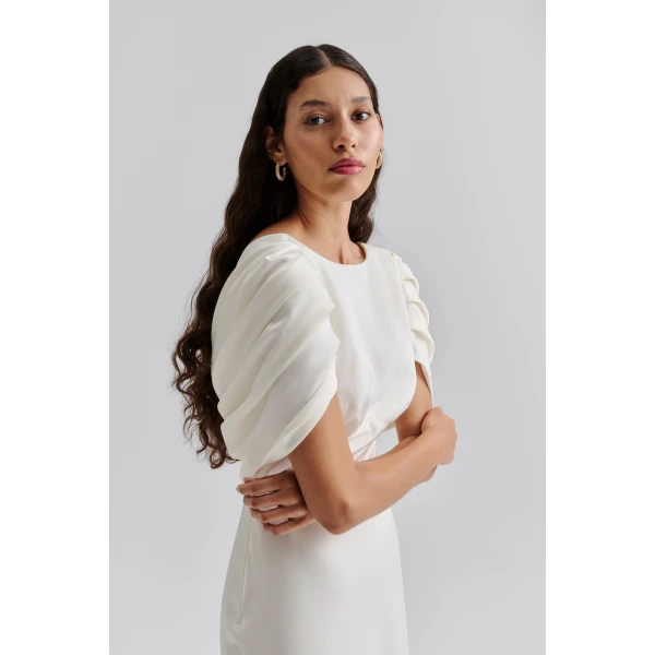 By Malina Louise Gown in Cream, view 4