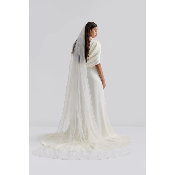 By Malina Louise Gown in Cream, view 5