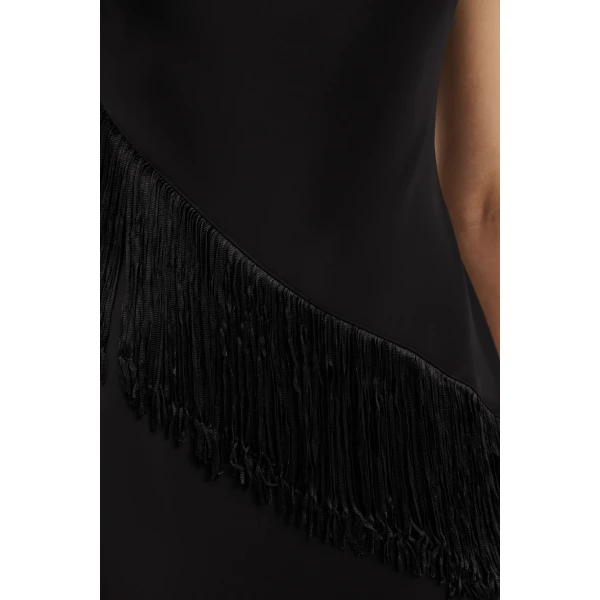 By Malina Lovis Midi Dress in Black, view 5