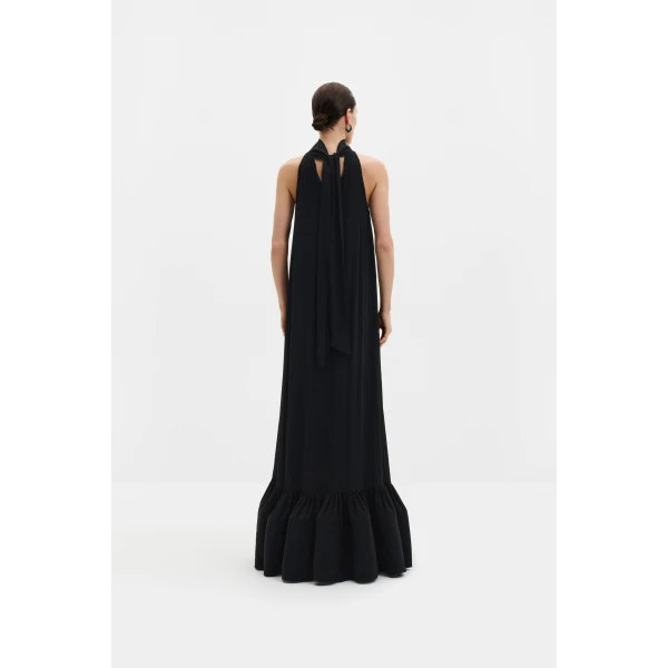 By Malina Lykke Maxi Dress in Black, view 3