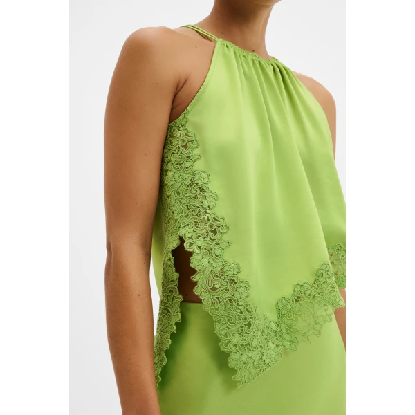 By Malina Madina Top in Lime, view 5