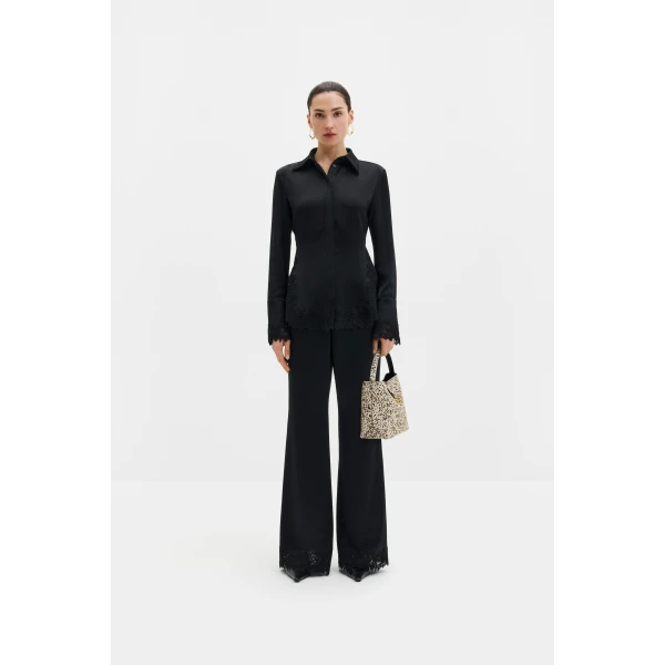 By Malina Malou Shirt in Black, view 3