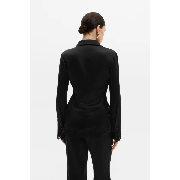 By Malina Malou Shirt in Black, view 4