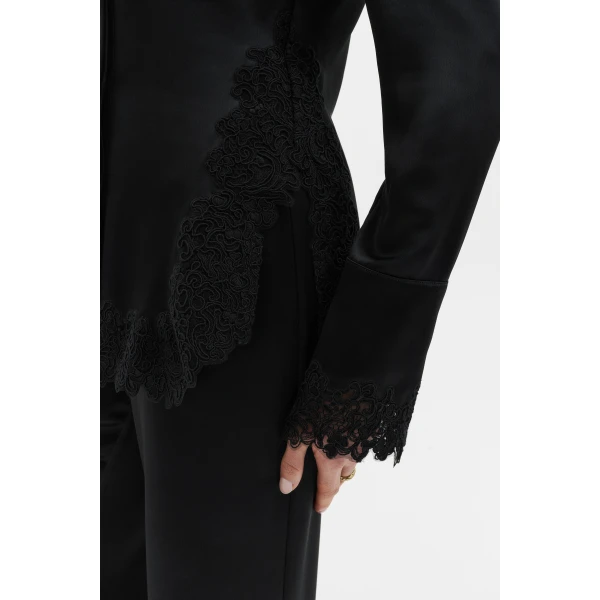 By Malina Malou Shirt in Black, view 5