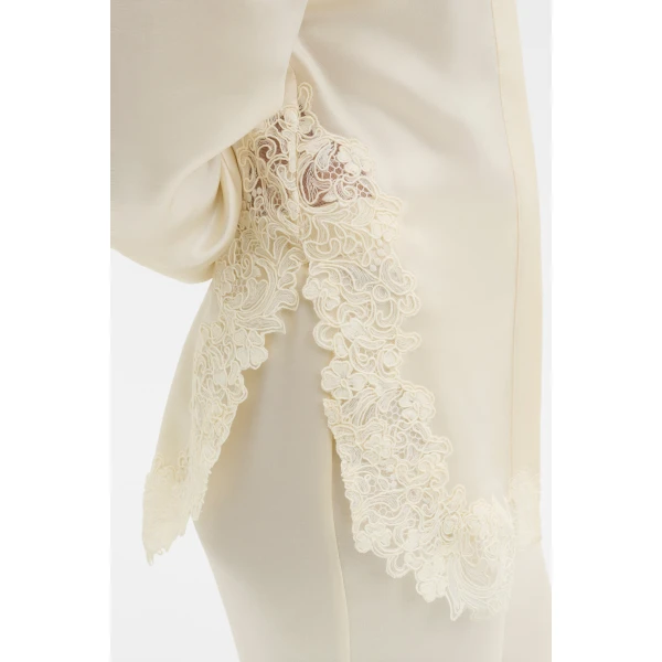 By Malina Malou Shirt in Pearl, view 5